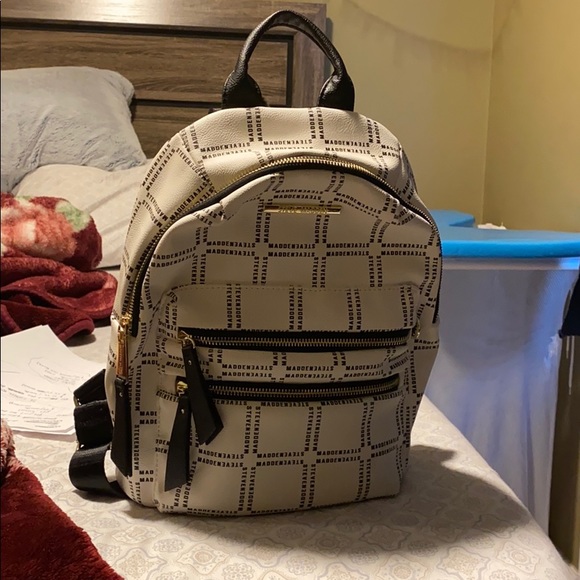 Steve Madden Handbags - black & white steve madden backpack
